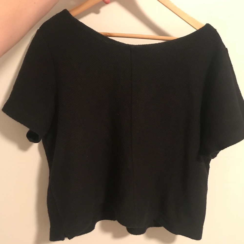 Knitted box tee
